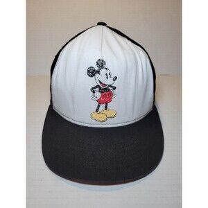 Walt Disney Mickey Mouse Retro Vintage Styled Snapback Hat‎ Embroidered Spellout